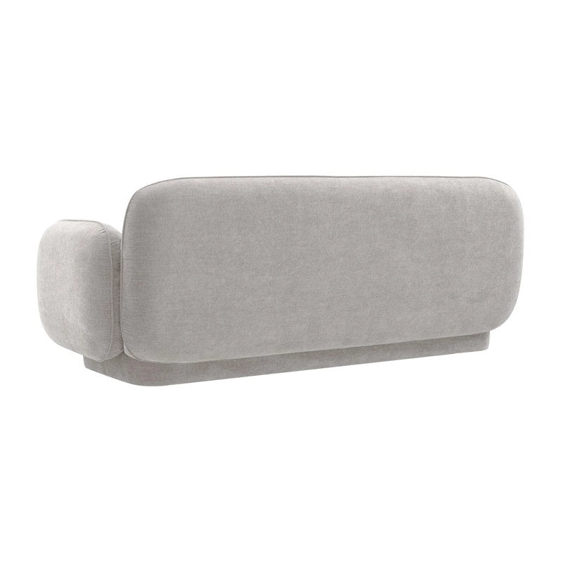 Luxe fluwelen bank met frame van ovengedroogd grenenhout