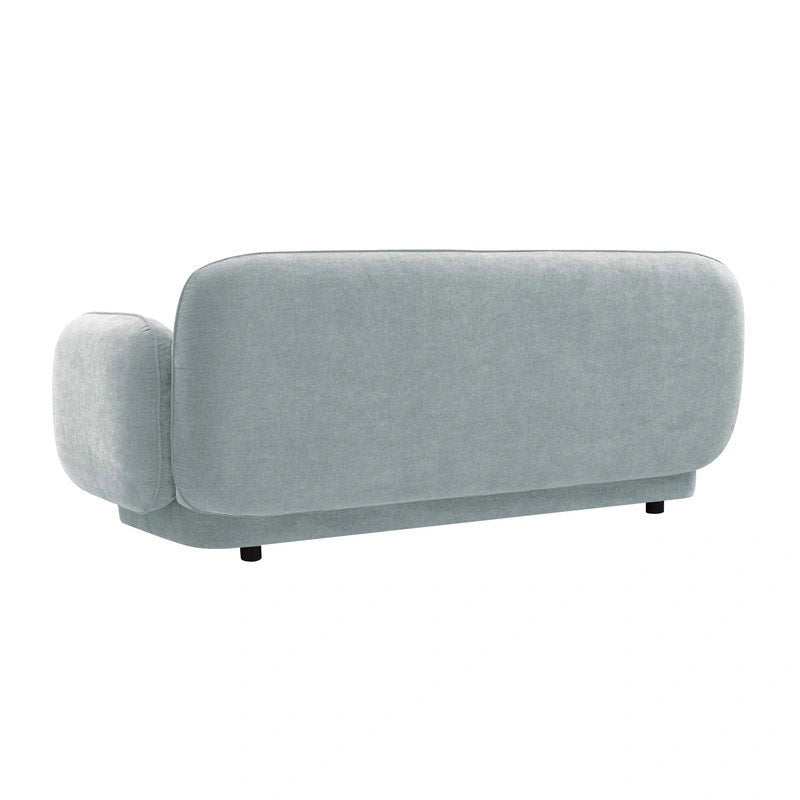 Luxe fluwelen bank met frame van ovengedroogd grenenhout