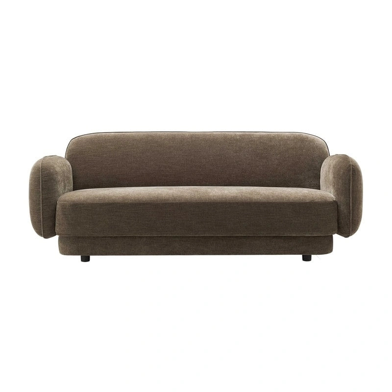 Luxe fluwelen bank met frame van ovengedroogd grenenhout