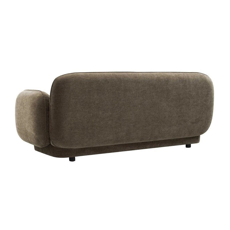 Luxe fluwelen bank met frame van ovengedroogd grenenhout