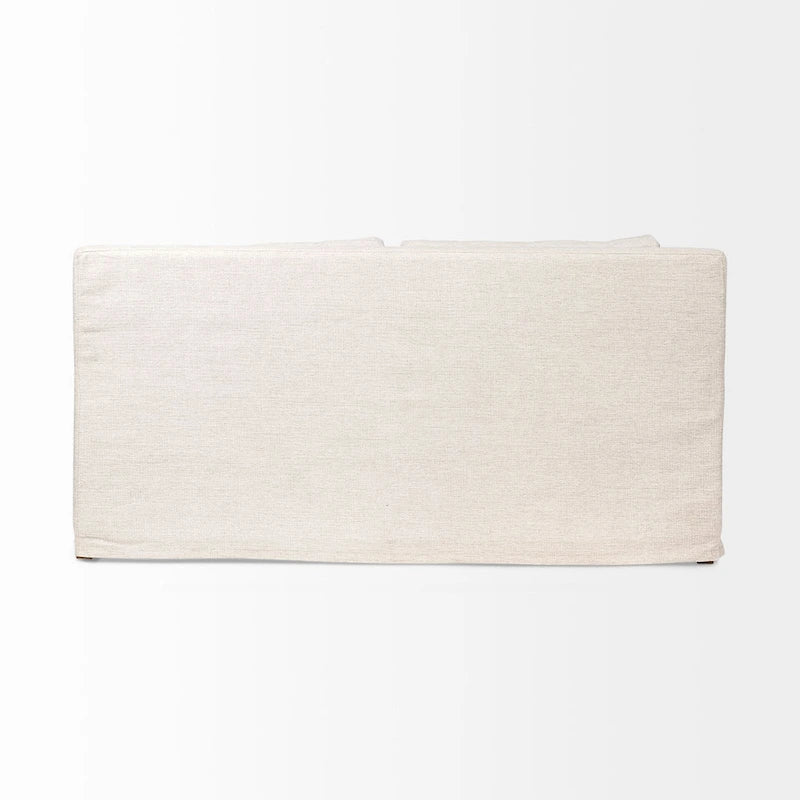 Beiges Zweisitzer-Sofa