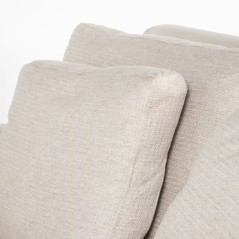 Beiges Zweisitzer-Sofa