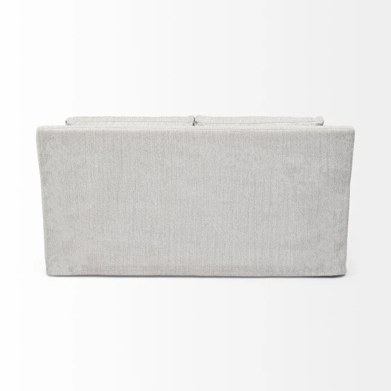 Beiges Zweisitzer-Sofa
