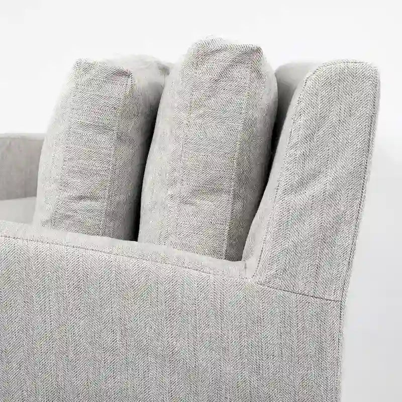 Beiges Zweisitzer-Sofa