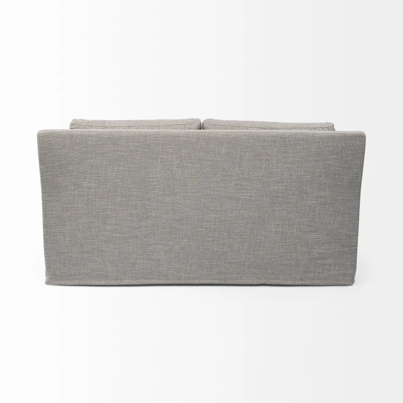 Beiges Zweisitzer-Sofa