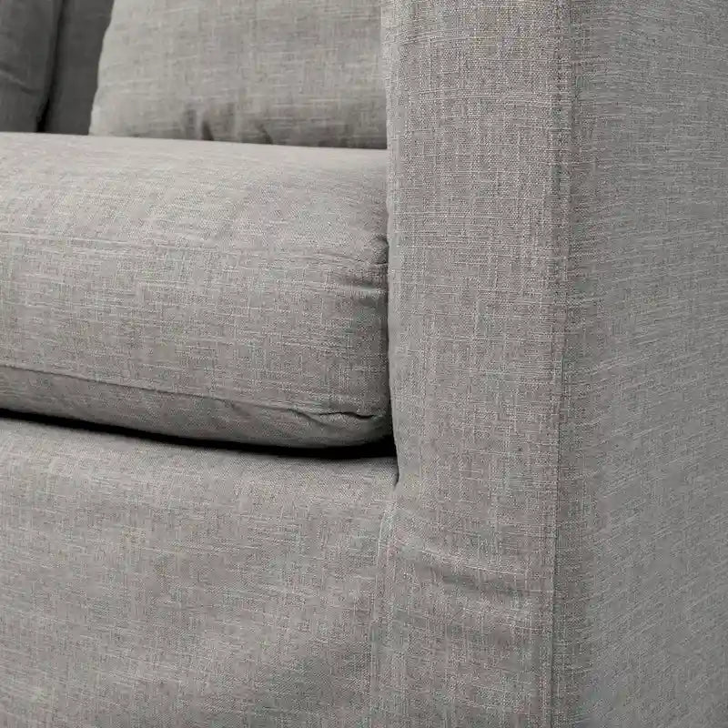 Beiges Zweisitzer-Sofa