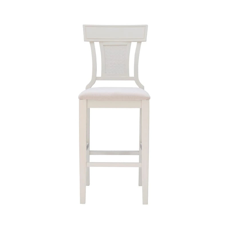 Handwoven Rattan Farmhouse Bar Stool