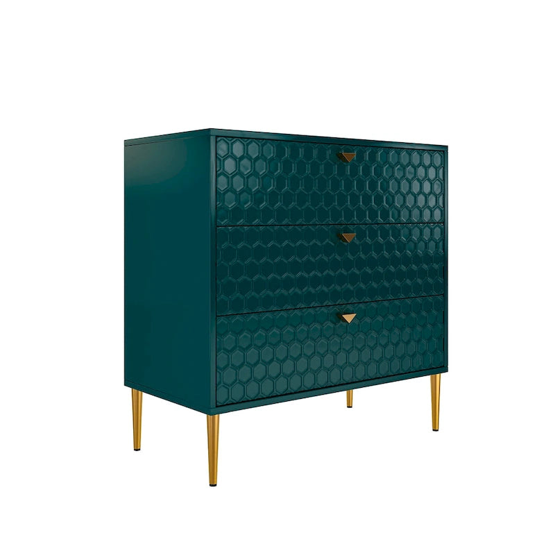 Moderne Holzkommode mit 3 Schubladen
