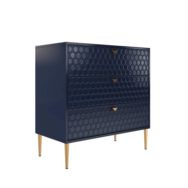 Moderne Holzkommode mit 3 Schubladen