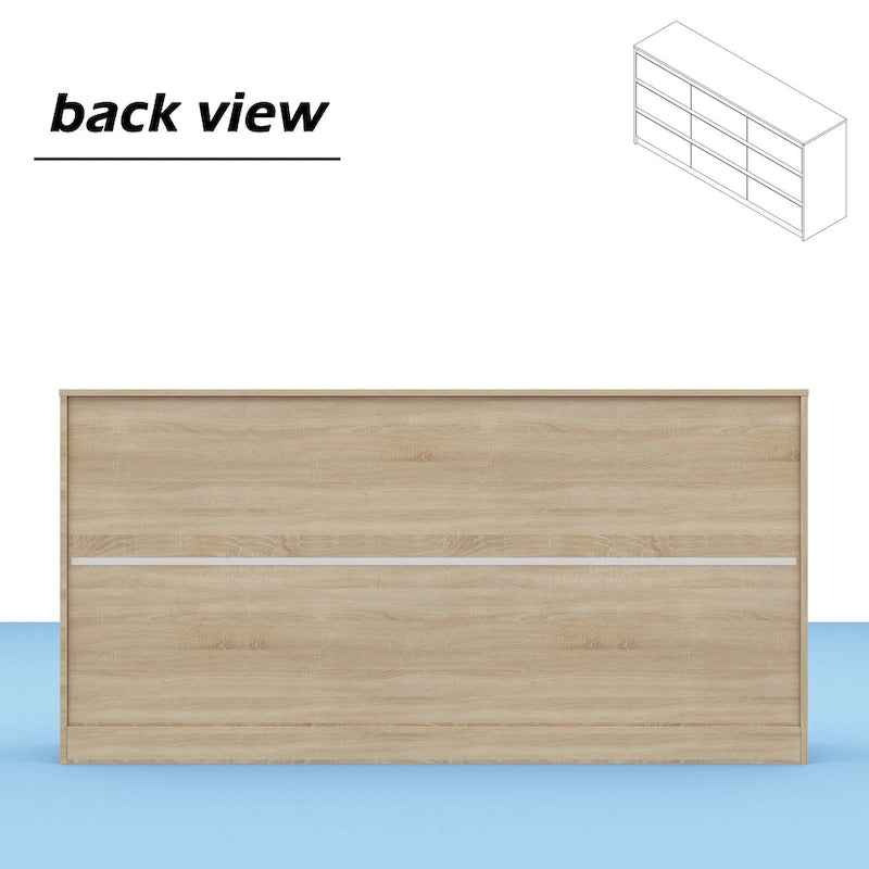 Solid Wood Dressing Table – Bedroom Storage Chest of Drawers