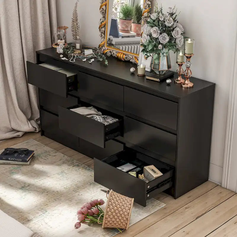 Schminktisch aus Massivholz - Schlafzimmer-Kommode