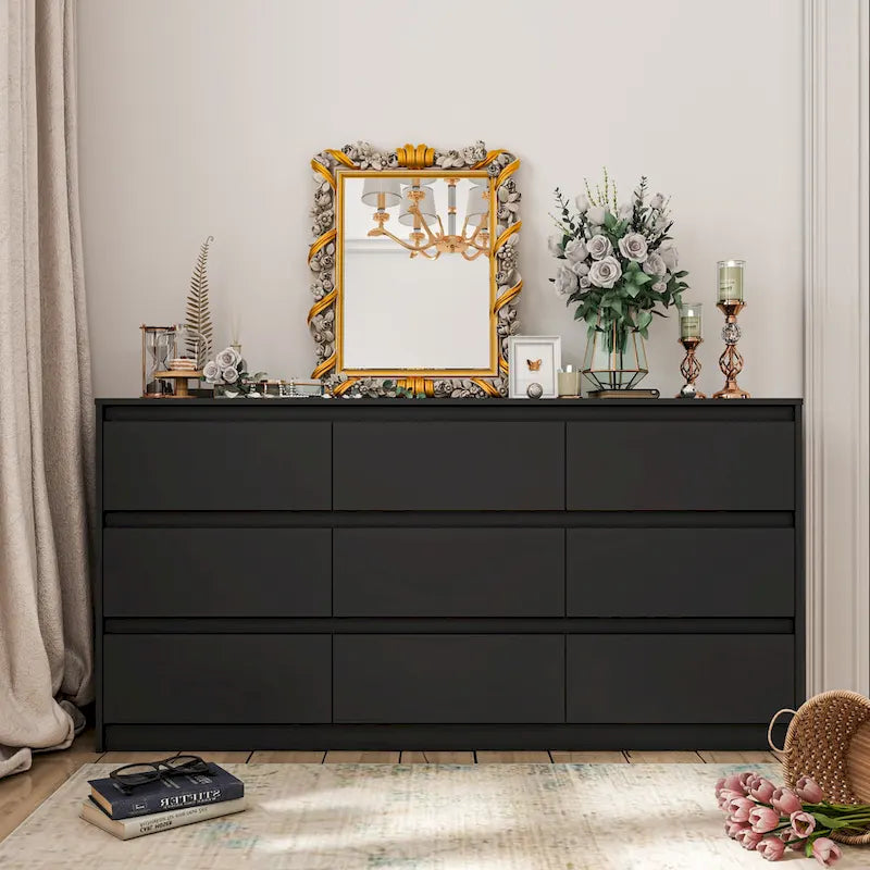Schminktisch aus Massivholz - Schlafzimmer-Kommode