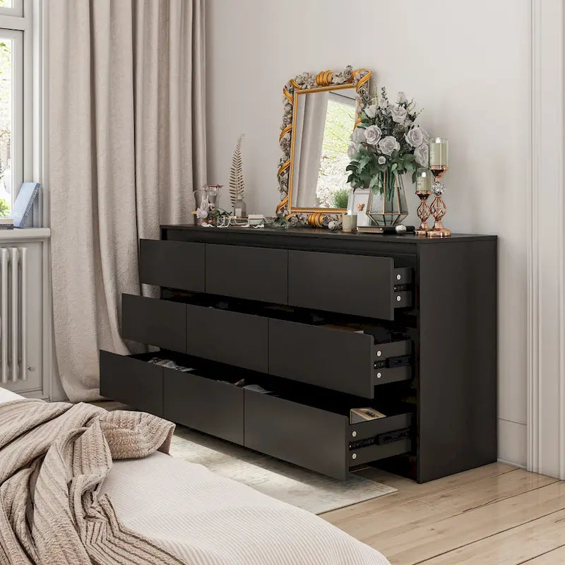 Schminktisch aus Massivholz - Schlafzimmer-Kommode