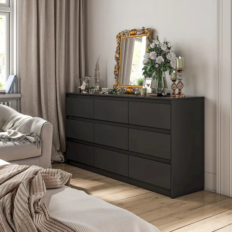 Schminktisch aus Massivholz - Schlafzimmer-Kommode