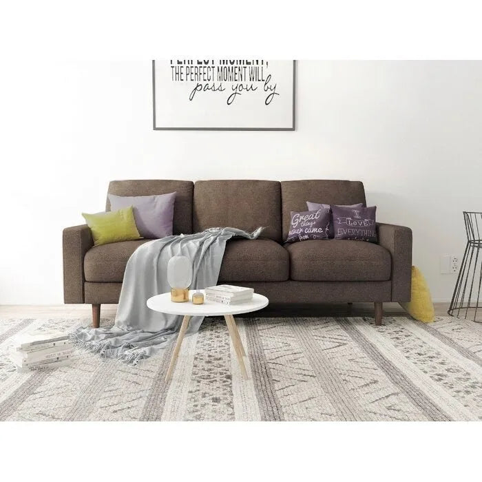 Sofa mit Beinen aus Massivholz