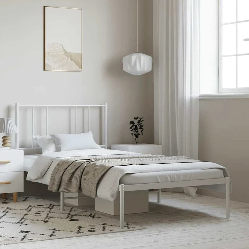 Metalen bedframe met hoofdbord, exclusief matras