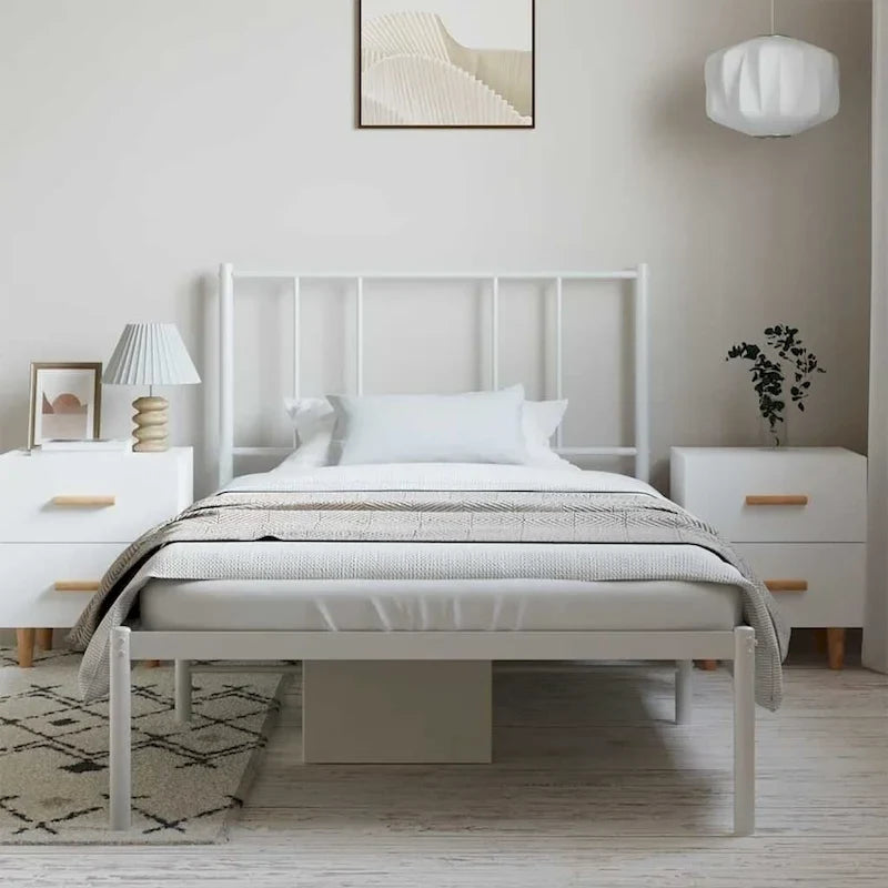 Metalen bedframe met hoofdbord, exclusief matras