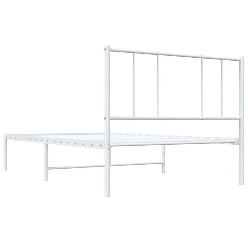 Metalen bedframe met hoofdbord, exclusief matras