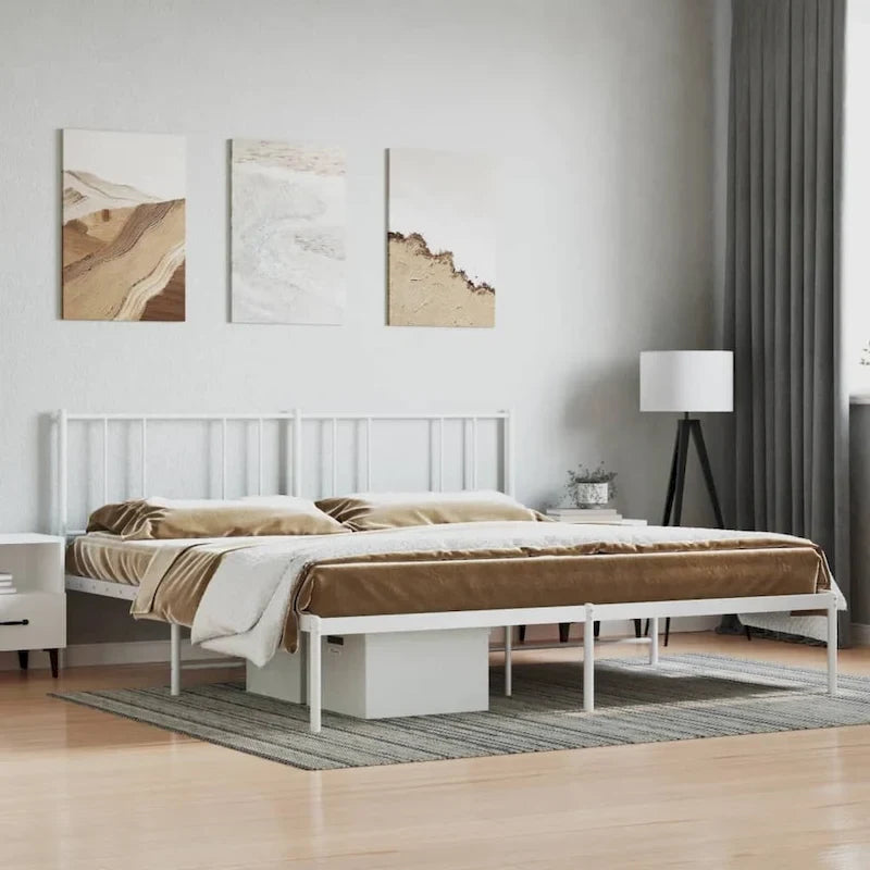 Metalen bedframe met hoofdbord, exclusief matras