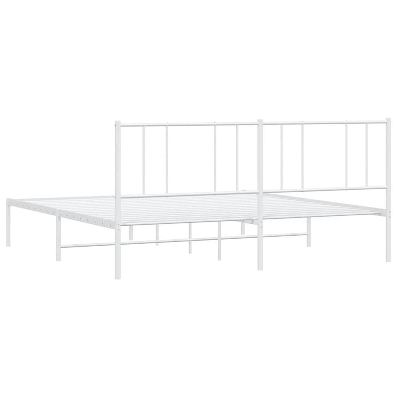 Metalen bedframe met hoofdbord, exclusief matras