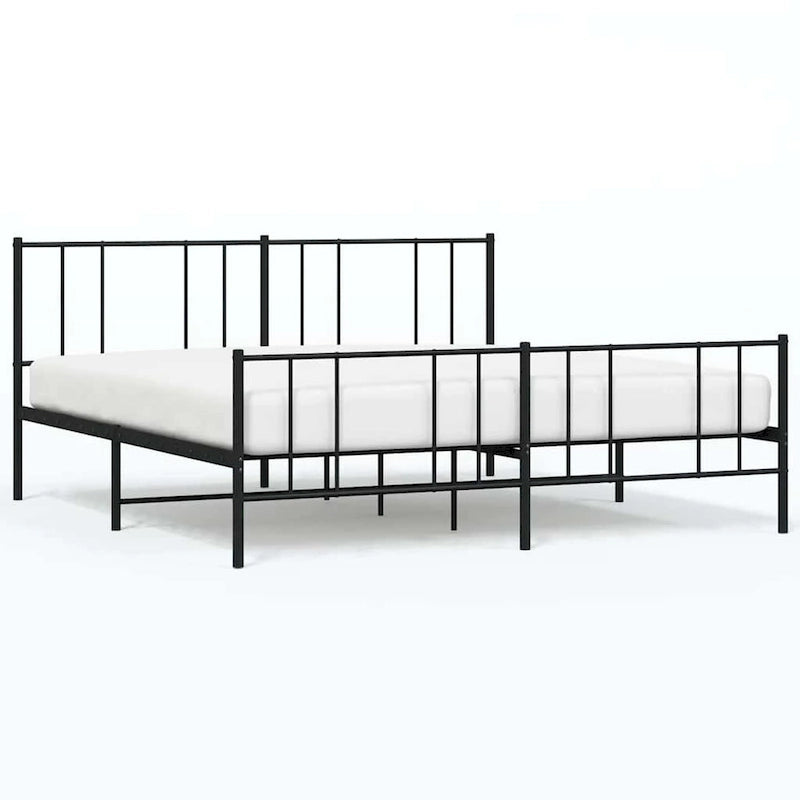 Metalen bedframe met hoofdbord, exclusief matras