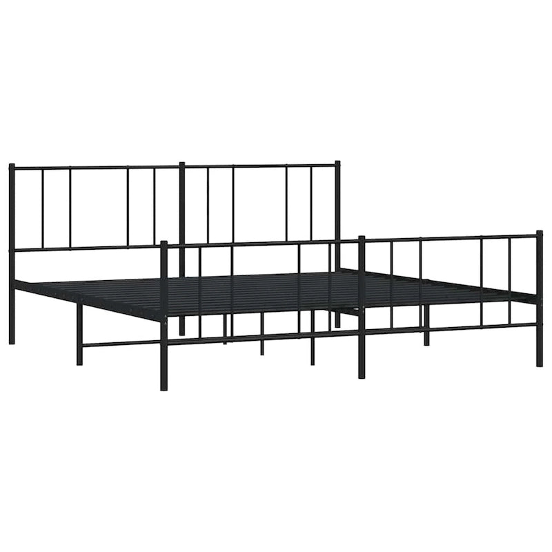 Metalen bedframe met hoofdbord, exclusief matras