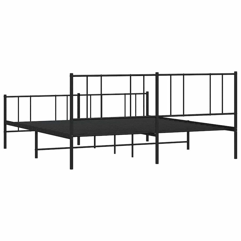 Metalen bedframe met hoofdbord, exclusief matras