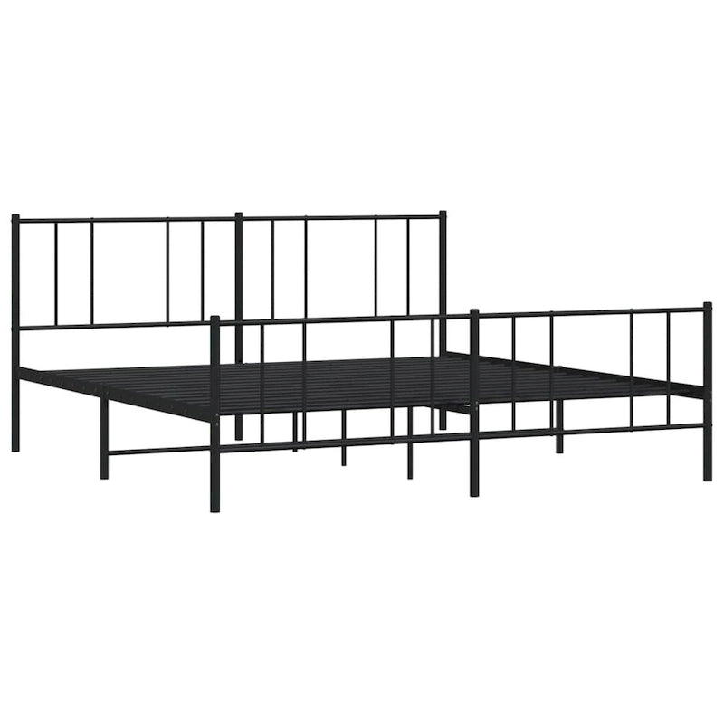 Metalen bedframe met hoofdbord, exclusief matras