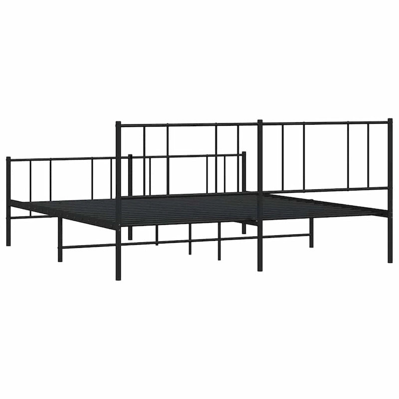 Metalen bedframe met hoofdbord, exclusief matras