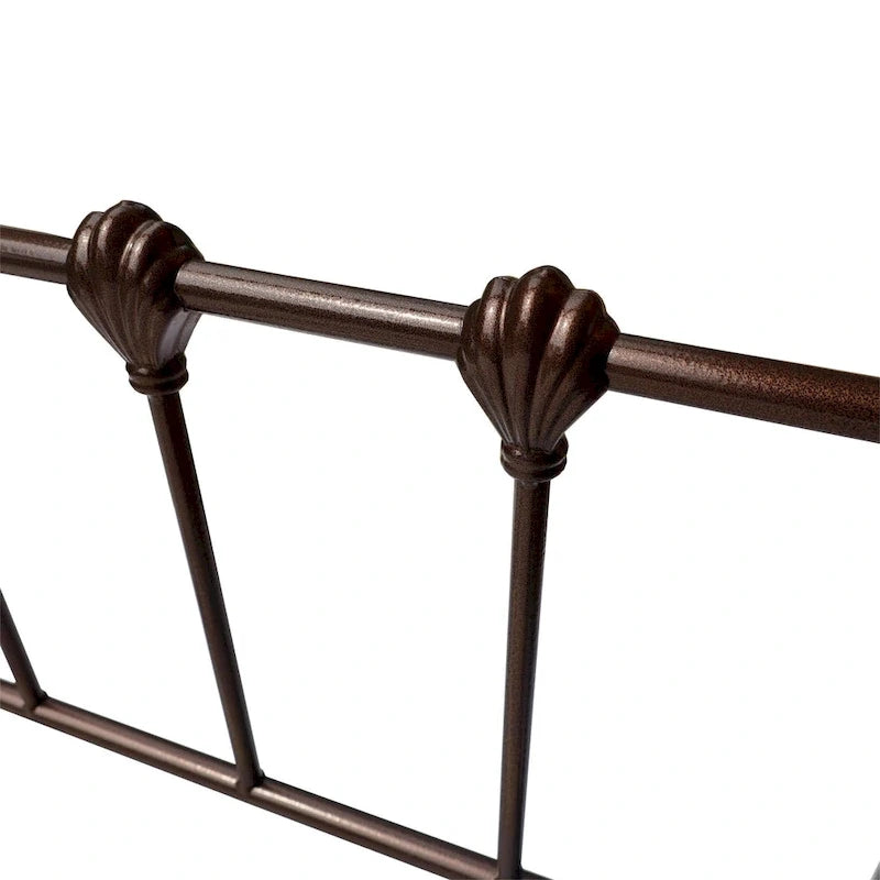 Metalen platformbedframe met hoofd- en voetbord