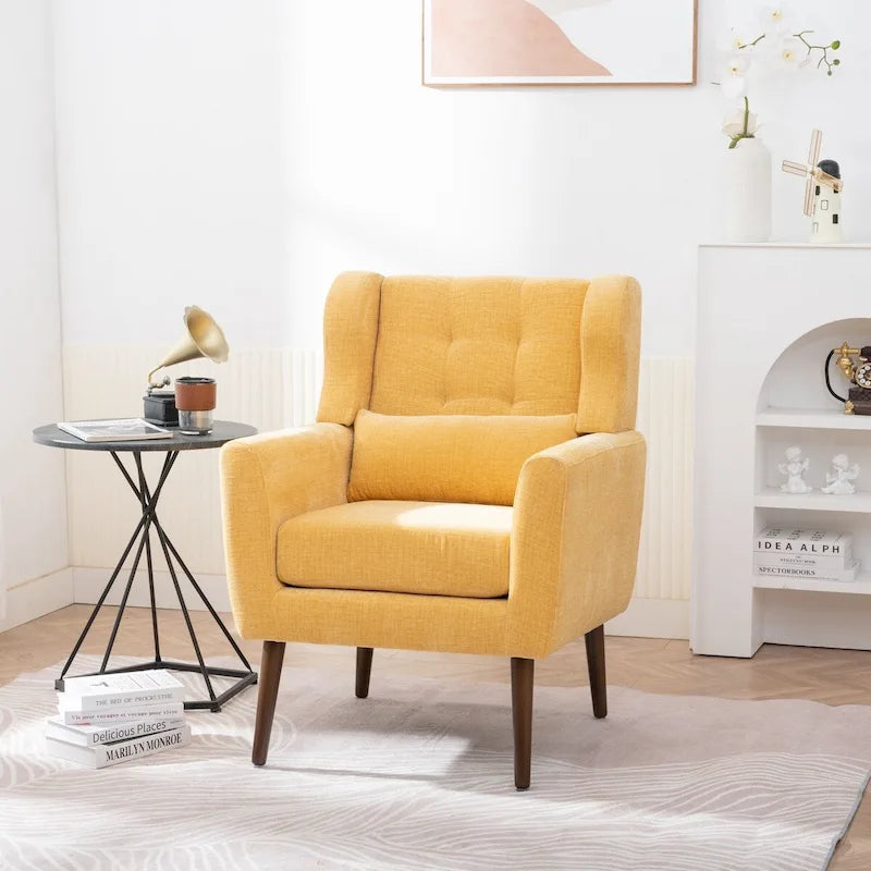Moderne fauteuil met accentfunctie, comfortabele leesfauteuil en loungestoel