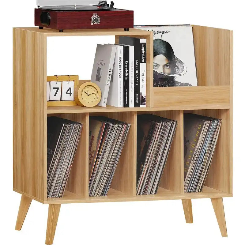 Großes Plattenspieler-Regal - 15.75D x 31.5W x 32.52H